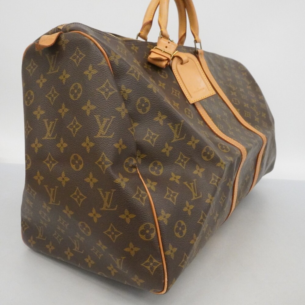 LOUIS VUITTON Brown Monogram Keepall 60 Boston Bag - Picture 2 of 12